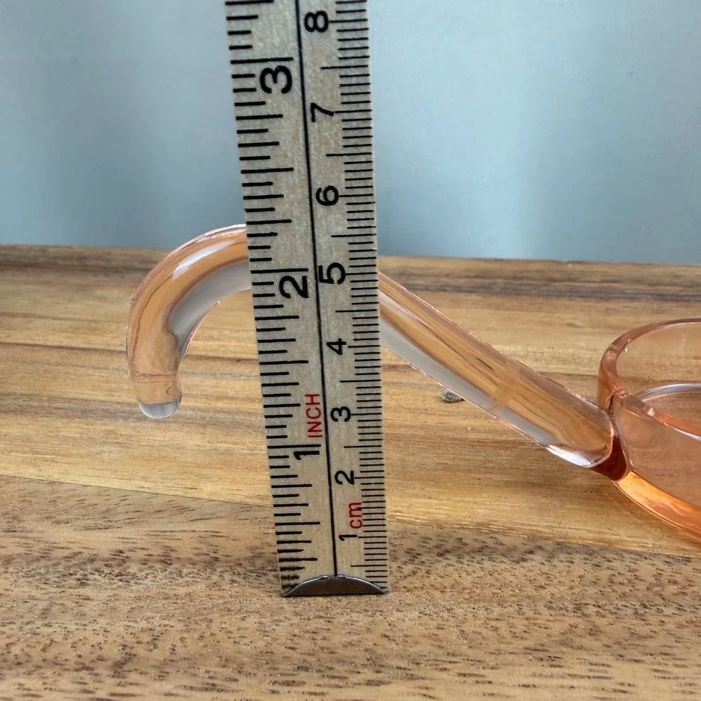 Fostoria Pink Depression Glass Mayonnaise Ladle Sauce Server Vintage